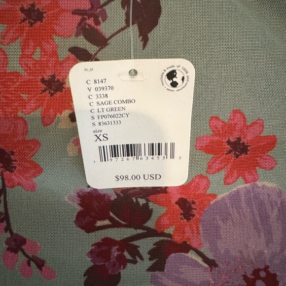 Free people long dress w slit - Picture 5 of 7